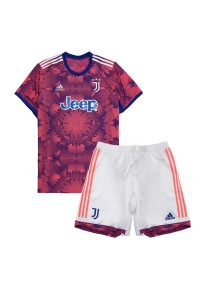 Fotbalové Dres Juventus Dětské Třetí Oblečení 2022-23 Krátký Rukáv (+ trenýrky)